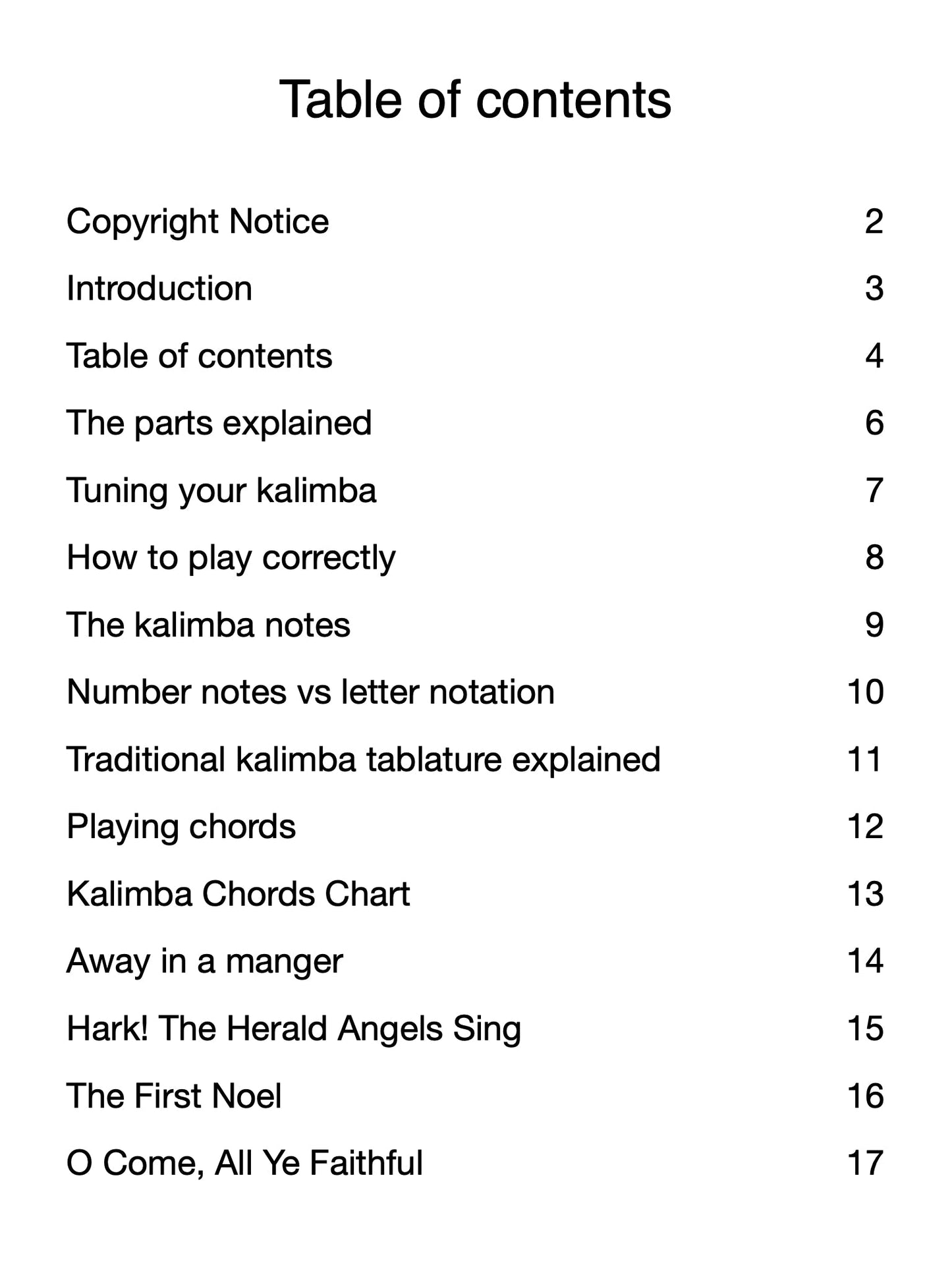 The Christmas Kalimba Player (eBook)