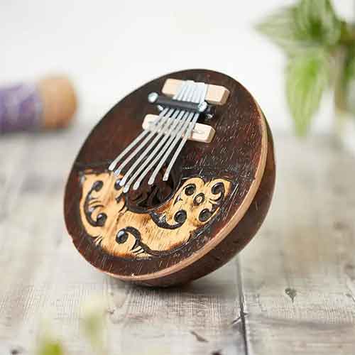 Kuta Thumb Piano Kalimba 7 note - Carved