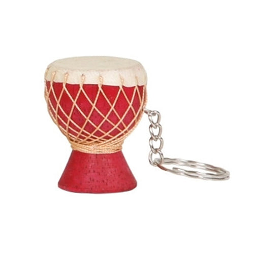 Djembe Drum Keyring Keychain